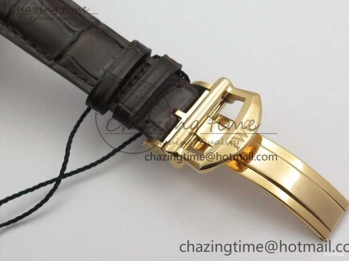 MIROTIME 0711 Efficient Portofino Chrono RG ZF 1:1 Best Edition White Dial on Brown Leather Strap A 7151